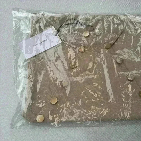 NWT Catnip + Seaweed The Shell Maxi Midi Dress Tan Size S - Picture 3 of 6